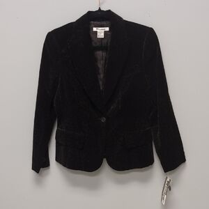 NWT Nygard Animal Print Tailored Blazer Size 6 Petite. Beautiful Floral Lining.